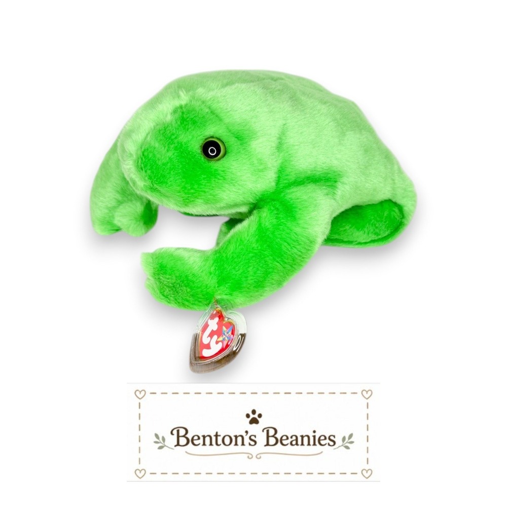 Legs the Frog Ty Beanie Buddy | Lily Pad Leaper 🐸 | Mint Heart Tag ⭐